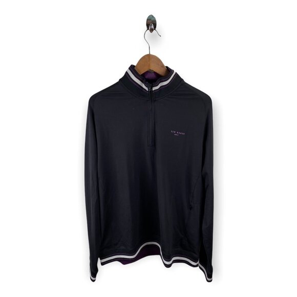 Ted Baker Golf Zip Up Sweater Top Size 6 NWT
